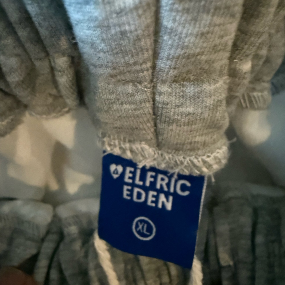 Aelfric Eden super baggy sweatpants with rope drawstring. Gray. XL - Picture 5 of 5